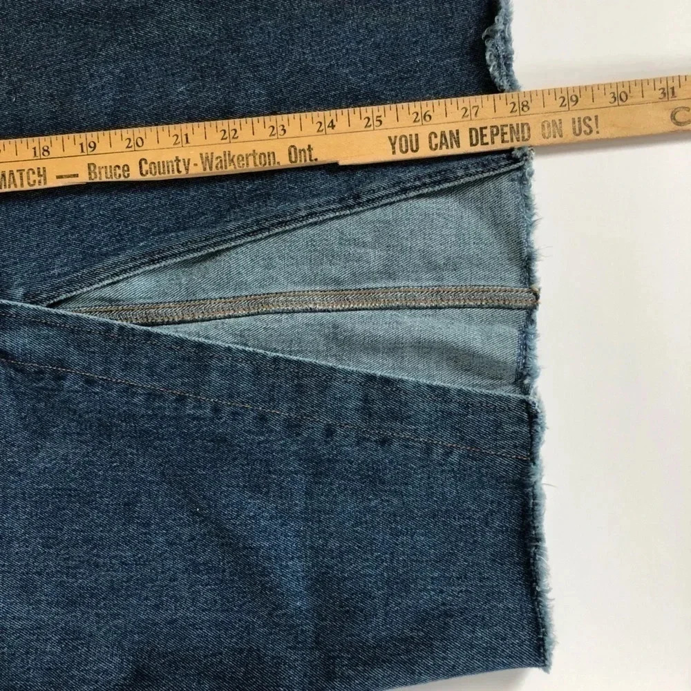ZARA Asymmetrical Denim Skirt - Picture 9 of 11